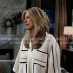 Carly’s striped top on General Hospital