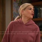Carol’s hoodie on Leanne