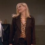 Carol’s leopard print blouse on Leanne