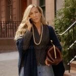 Carrie’s brown leather bag on And Just Like That