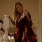 Carrie’s patchwork dress on And Just Like That