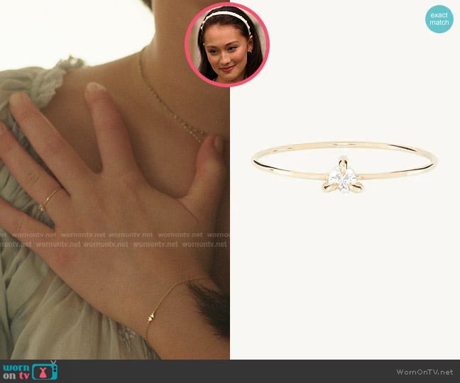Catbird Jewelry Diamond Fizz Ring in Sparkler worn by Belly Conklin (Lola Tung) on The Summer I Turned Pretty