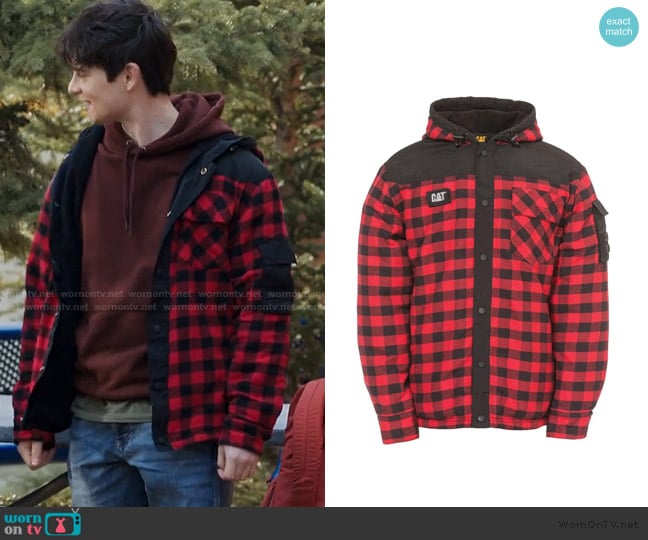 Caterpillar Fleece-Lined Sequoia Jacket worn by Alex Walter (Ashby Gentry) on My Life with the Walter Boys