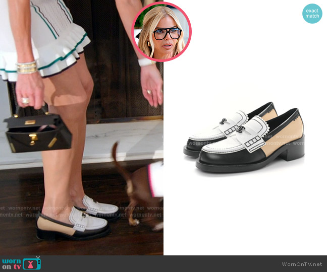 Chanel Calfskin CC Loafers worn by Alexia Echevarria (Alexia Echevarria) on The Real Housewives of Miami