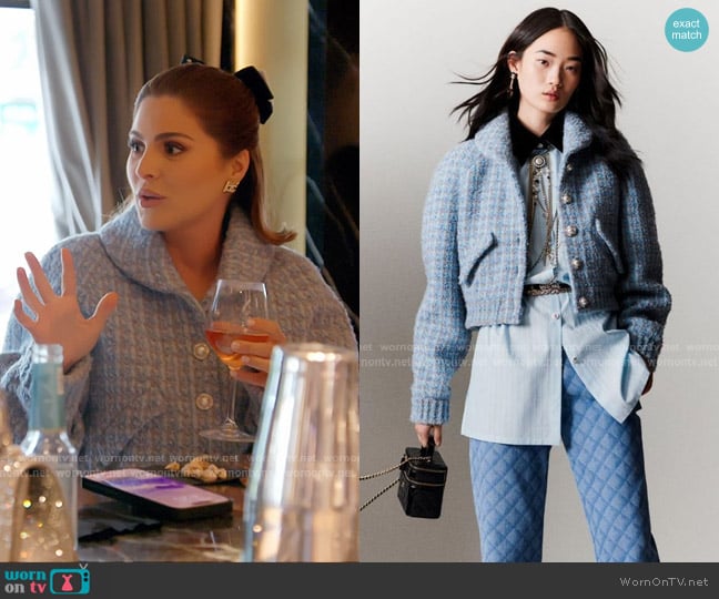 Chanel Vintage Tweed Jacket worn by Stephanie Shojaee (Stephanie Shojaee) on The Real Housewives of Miami