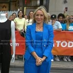 Chassie’s blue blazer and wide-leg pants on Today