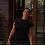 Chelsea’s black dress on The Young and the Restless