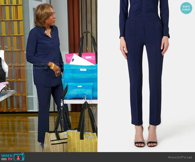 Chiara Boni La Petite Robe Nuccia Pants worn by Robin Roberts on Good Morning America