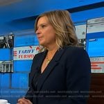 Christine Romans’ navy blazer on NBC News Daily