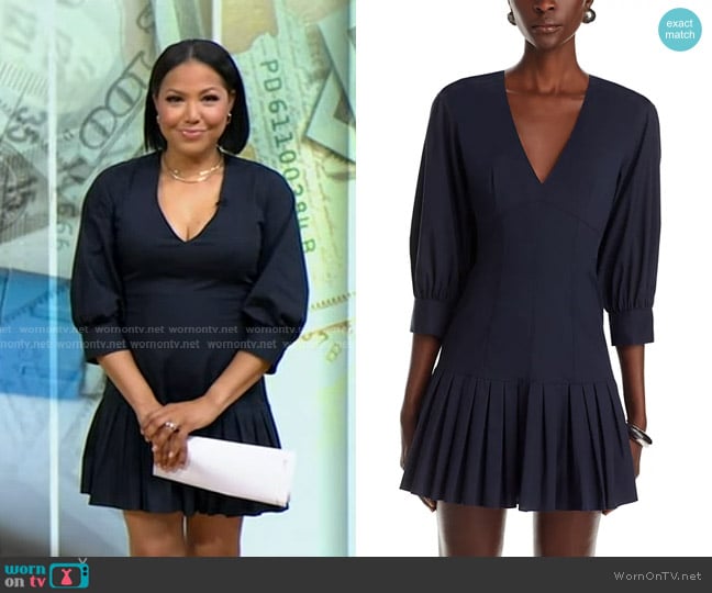 Cinq a Sept Sawyer Dress worn by Stephanie Ramos on Good Morning America