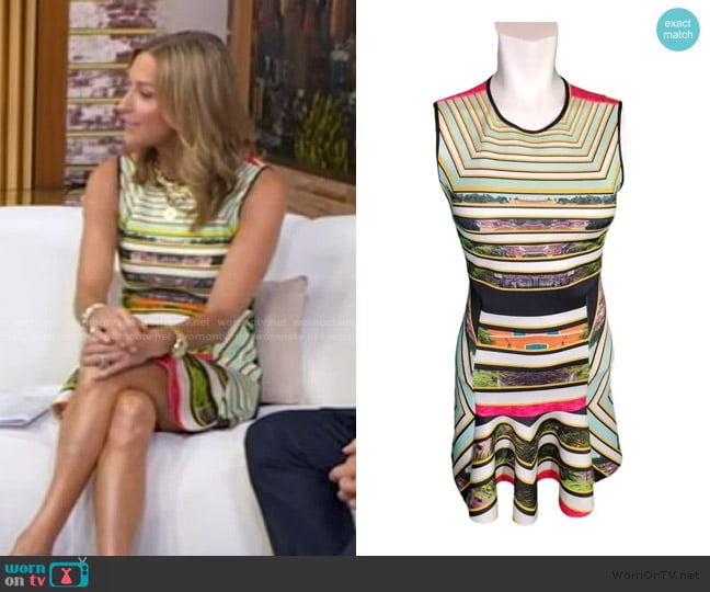 Clover Canyon Mini Dress worn by Lara Spencer on Good Morning America