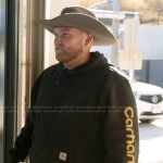 Cole’s black hoodie on The McBee Dynasty Real American Cowboys