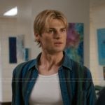 Cole’s blue and green striped shirt on My Life with the Walter Boys