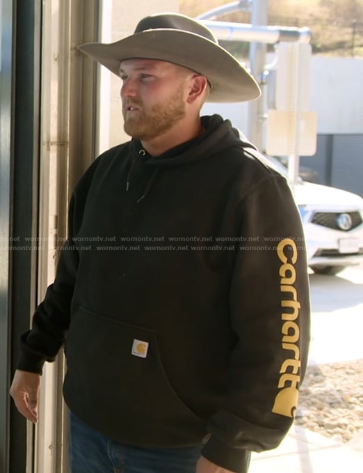 Cole's black hoodie on The McBee Dynasty Real American Cowboys