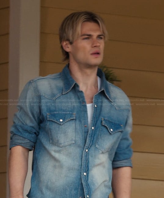 Cole's denim jacket on My Life with the Walter Boys