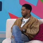 Kid Cudi’s white sneakers on Today