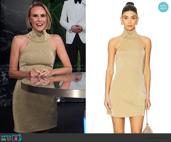 Cult Gaia Kaylilah Dress worn by Keltie Knight on E! News