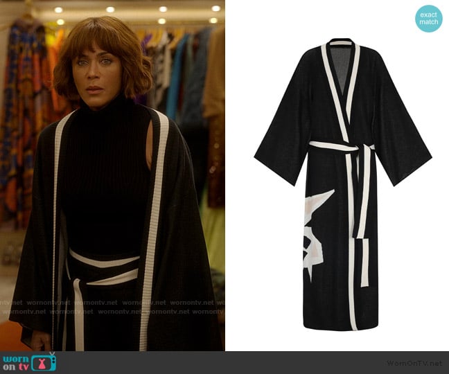 Cult Mia Balkanica Collection Lounge Cardigan worn by Lisa Todd Wexley (Nicole Ari Parker) on And Just Like That