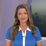 Dani’s contrast trim polo dress on Good Morning America