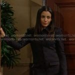 Daphne’s button front blazer dress on The Bold and the Beautiful