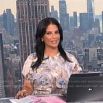 Darlene’s marble print dress on Today