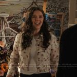 Grace’s floral sheer jacket on My Life with the Walter Boys
