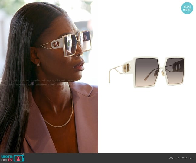 Dior 30Montaigne BU Sunglasses worn by Kiki Barth (Kiki Barth) on The Real Housewives of Miami