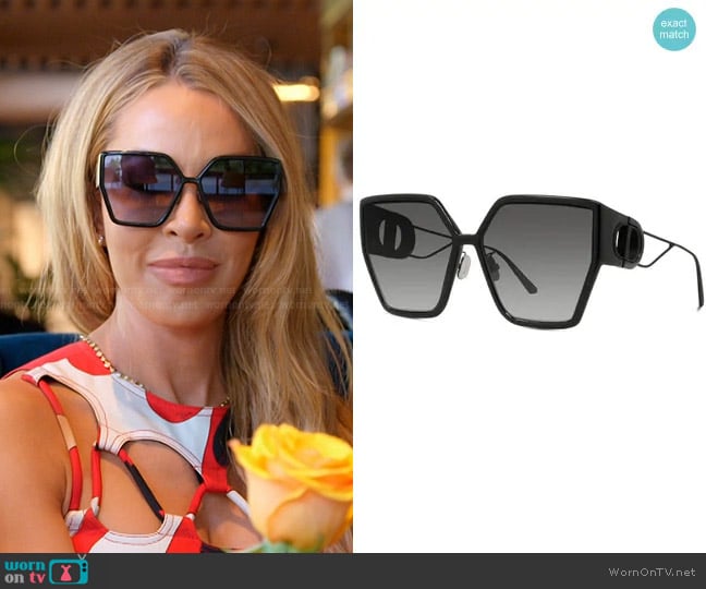 Dior 30Montaigne BU Sunglasses worn by Lisa Hochstein (Lisa Hochstein) on The Real Housewives of Miami