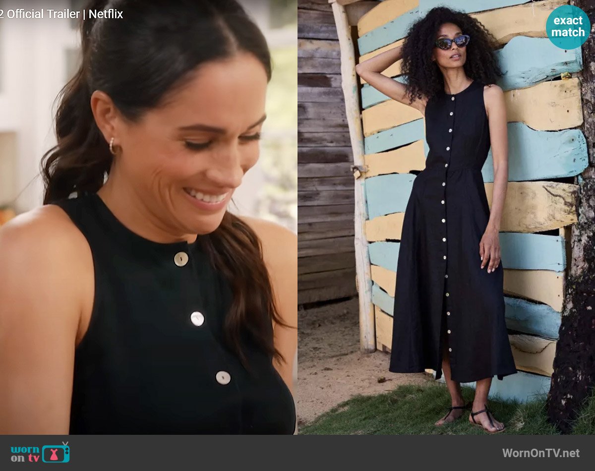 Doen Bryony dress worn by Meghan Markle on With Love Meghan