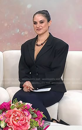 Donna's black blazer on Today