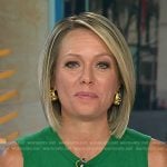 Dylan’s gold tear drop earrings on Today