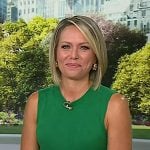 Dylan’s green sleeveless knit top on Today