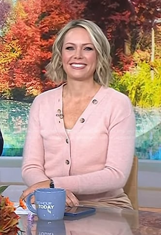 Dylan's pink cardigan on Today