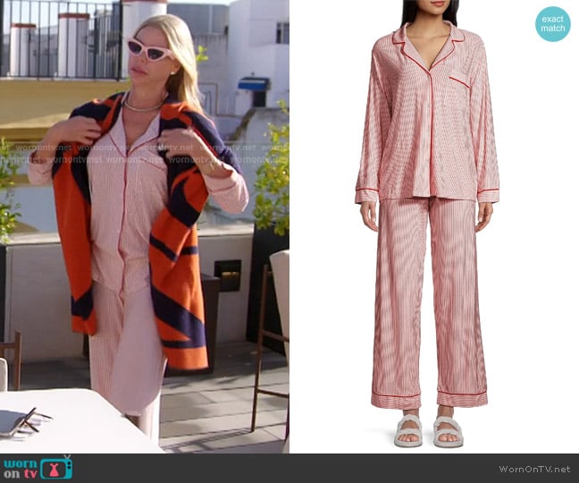 Eberjey Gisele Holiday Pajamas worn by Alexia Echevarria (Alexia Echevarria) on The Real Housewives of Miami