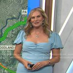 Emily’s blue puff sleeve sheath dress on Today