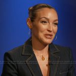 Emily Orozco’s denim blazer on Access Hollywood