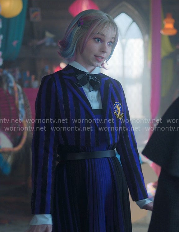 Enid's school uniform on Wednesday