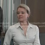 Felicia’s button down shirt on General Hospital