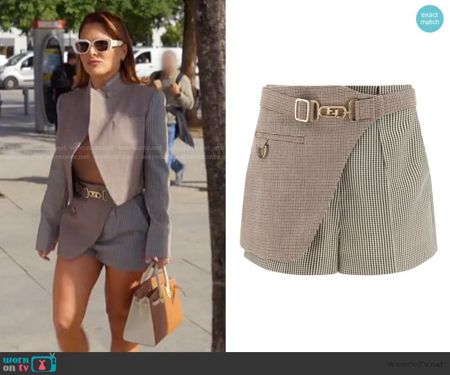 Fendi Baschina Shorts worn by Stephanie Shojaee (Stephanie Shojaee) on The Real Housewives of Miami