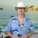 Brian Kelley’s blue fish print shirt on Today