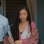 Haley’s patchwork blouse on My Life with the Walter Boys