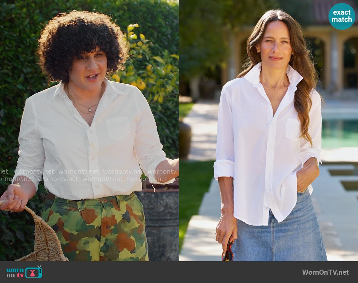 Samin Nosrat’s white shirt on With Love Meghan