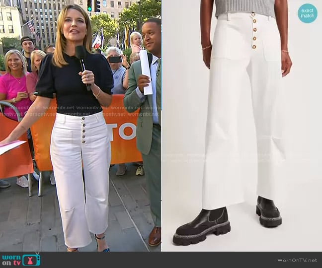 G. Label Tyler Utility Pants worn by Savannah Guthrie on Today