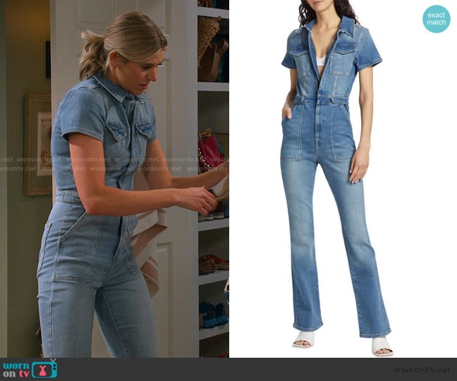 Good American Fit for Success Bootcut Jumpsuit worn by Josie Murphy (Hannah Pilkes) on Leanne