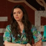 Grace’s floral print romper on My Life with the Walter Boys
