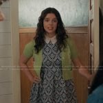Grace’s green embroidered cardigan on My Life with the Walter Boys