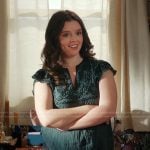 Grace’s green embroidered top on My Life with the Walter Boys