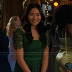 Green lace dress on My Life with the Walter Boys