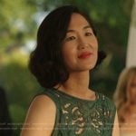 Laurel’s green lace dress on The Summer I Turned Pretty
