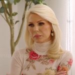 Gretchen’s floral mesh top on The Real Housewives of Orange County